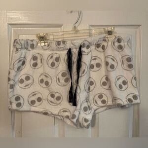 Disney Gray and White The Nightmare Before Christmas Soft Shorts